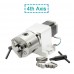 HIGH PRECISION Rotary Axis for 4th-Axis Chuck / Tailstock 100mm FOR CNC MILLING