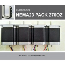 4 X NEMA23 270oz Stepper Motors